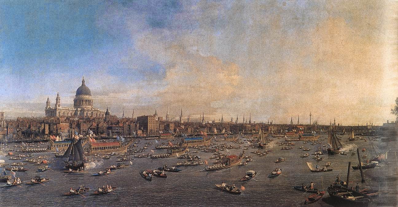 ART & ARTISTS River Thames paintings 16501995 part 1